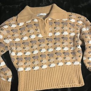 Zara sheep sweater